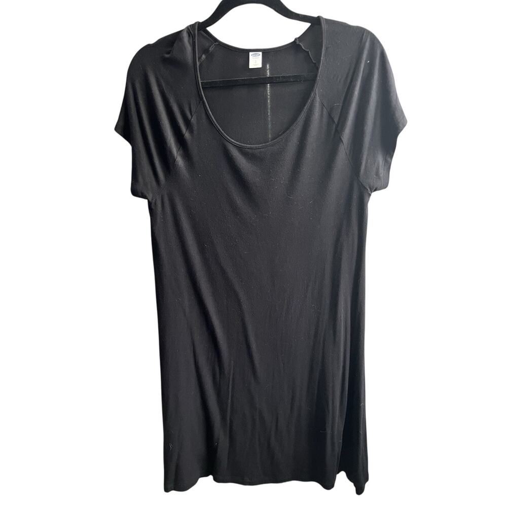 Old Navy Women's Short Sleeve Black Dress Size Large Casual